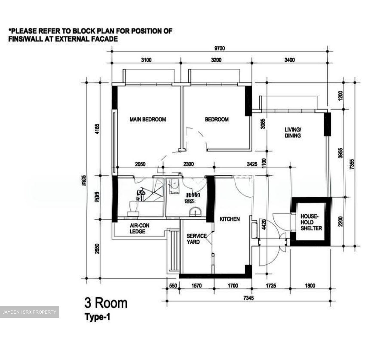 Blk 108A Alkaff Oasis (Toa Payoh), HDB 3 Rooms #610138371